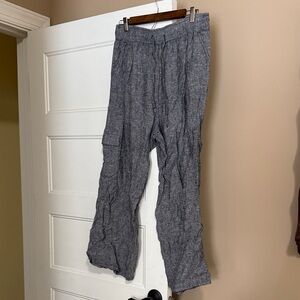Linen Drawstring Pants
